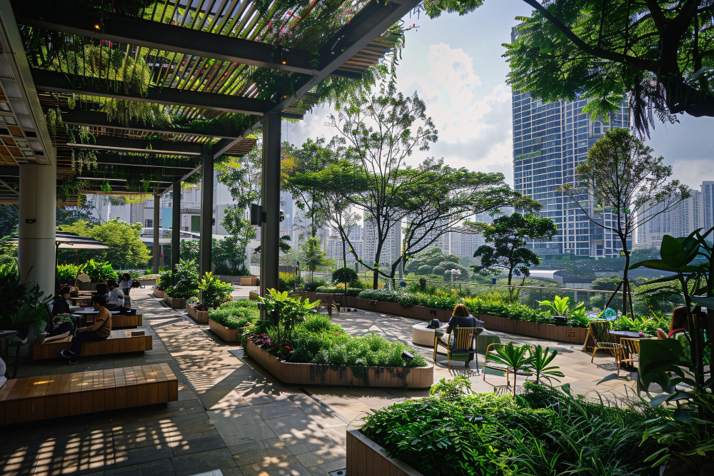 Rooftop garden